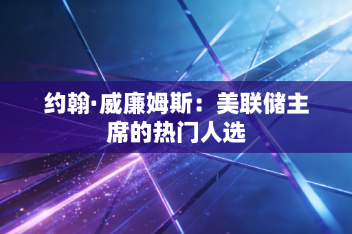 约翰·威廉姆斯：美联储主席的热门人选