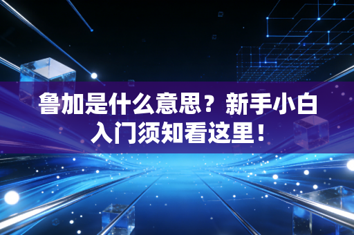 鲁加是什么意思?新手小白入门须知看这里! 鲁加是什么意思?新手小白入门须知看这里!