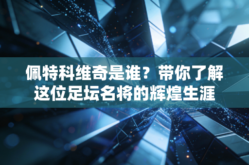 佩特科维奇是谁?带你了解这位足坛名将的辉煌生涯 佩特科维奇是谁?带你了解这位足坛名将的辉煌生涯