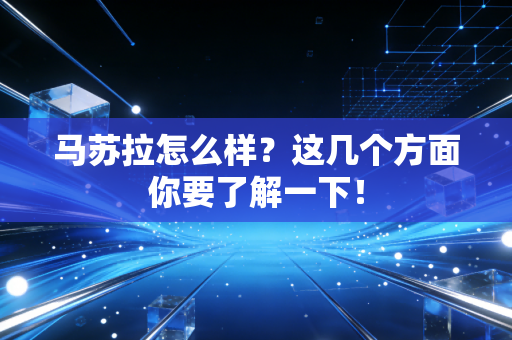马苏拉怎么样？这几个方面你要了解一下！
