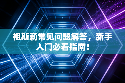 祖斯莉常见问题解答，新手入门必看指南！