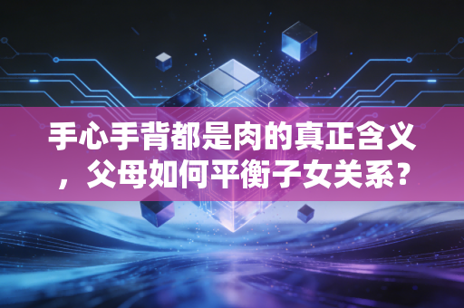 手心手背都是肉的真正含义,父母如何平衡子女关系? 手心手背都是肉的真正含义,父母如何平衡子女关系?