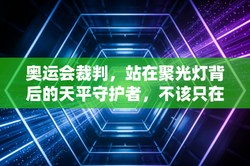 奥运会裁判，站在聚光灯背后的天平守护者，不该只在争议时被看见