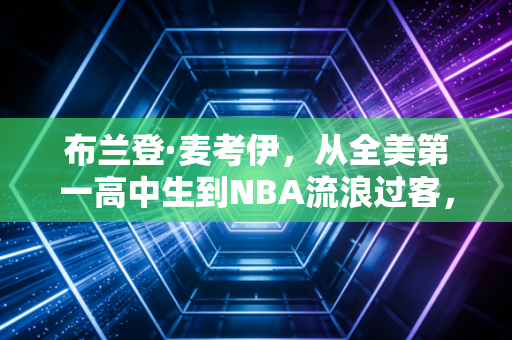 布兰登·麦考伊,从全美第一高中生到NBA流浪过客,天才的陨落从来不是只有一种答案 布兰登·麦考伊,从全美第一高中生到NBA流浪过客,天才的陨落从来不是只有一种答案
