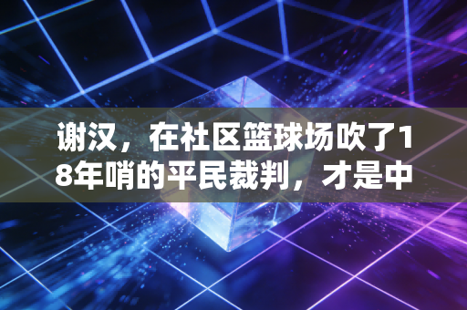 谢汉，在社区篮球场吹了18年哨的平民裁判，才是中国篮球最该接住的底气