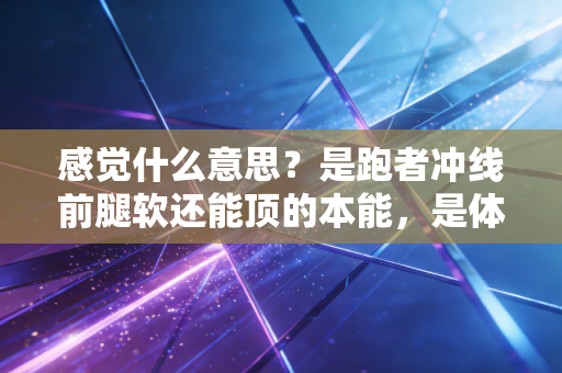感觉什么意思?是跑者冲线前腿软还能顶的本能,是体育里藏着的最公平也最浪漫的答案 感觉什么意思?是跑者冲线前腿软还能顶的本能,是体育里藏着的最公平也最浪漫的答案