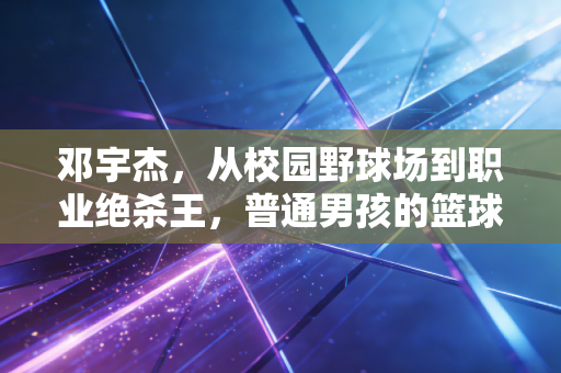 邓宇杰,从校园野球场到职业绝杀王,普通男孩的篮球梦从来不是空中楼阁 邓宇杰,从校园野球场到职业绝杀王,普通男孩的篮球梦从来不是空中楼阁