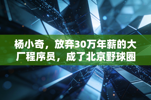 杨小奇，放弃30万年薪的大厂程序员，成了北京野球圈最受欢迎的光头裁判
