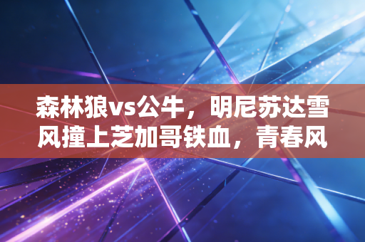 森林狼vs公牛，明尼苏达雪风撞上芝加哥铁血，青春风暴里藏着普通人的篮球执念