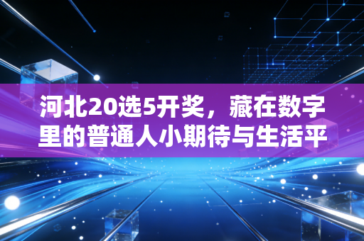 河北20选5开奖,藏在数字里的普通人小期待与生活平常心 河北20选5开奖,藏在数字里的普通人小期待与生活平常心
