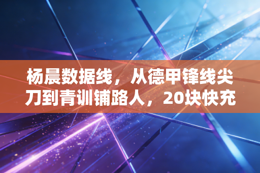 杨晨数据线,从德甲锋线尖刀到青训铺路人,20块快充线里藏着中国足球最实在的情怀 杨晨数据线,从德甲锋线尖刀到青训铺路人,20块快充线里藏着中国足球最实在的情怀