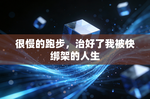 很慢的跑步,治好了我被快绑架的人生 很慢的跑步,治好了我被快绑架的人生