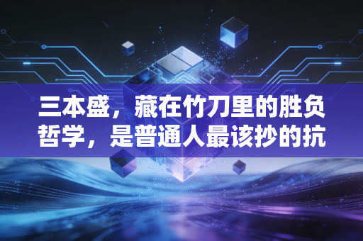 详细阅读:三本盛,藏在竹刀里的胜负哲学,是普通人最该抄的抗挫指南 三本盛,藏在竹刀里的胜负哲学,是普通人最该抄的抗挫指南