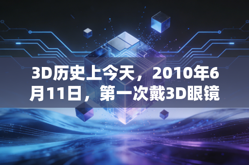 3D历史上今天，2010年6月11日，第一次戴3D眼镜看世界杯的我们，见证了体育观赛的革命