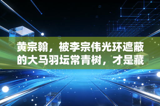 黄宗翰，被李宗伟光环遮蔽的大马羽坛常青树，才是藏在赛场边的平民英雄