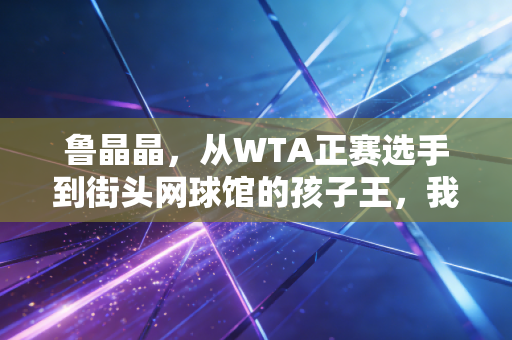 鲁晶晶,从WTA正赛选手到街头网球馆的孩子王,我想让更多普通人摸到网球的门槛 鲁晶晶,从WTA正赛选手到街头网球馆的孩子王,我想让更多普通人摸到网球的门槛