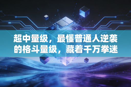 超中量级，最懂普通人逆袭的格斗量级，藏着千万拳迷的热血与青春