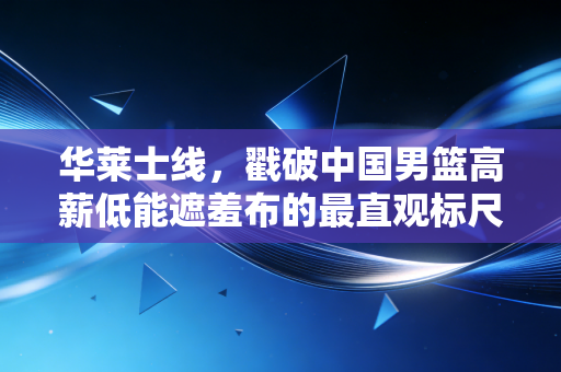华莱士线,戳破中国男篮高薪低能遮羞布的最直观标尺 华莱士线,戳破中国男篮高薪低能遮羞布的最直观标尺
