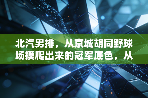 北汽男排,从京城胡同野球场摸爬出来的冠军底色,从来都不是天生的 北汽男排,从京城胡同野球场摸爬出来的冠军底色,从来都不是天生的