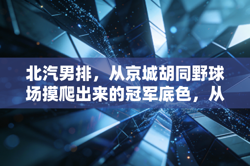 北汽男排,从京城胡同野球场摸爬出来的冠军底色,从来都不是天生的 北汽男排,从京城胡同野球场摸爬出来的冠军底色,从来都不是天生的