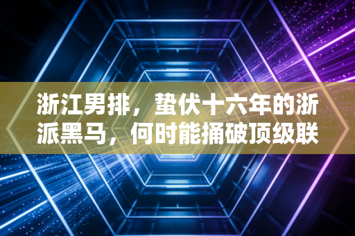 浙江男排，蛰伏十六年的浙派黑马，何时能捅破顶级联赛的那层窗纸