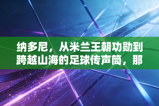 纳多尼,从米兰王朝功勋到跨越山海的足球传声筒,那些被我们忽略的温柔与坚韧 纳多尼,从米兰王朝功勋到跨越山海的足球传声筒,那些被我们忽略的温柔与坚韧