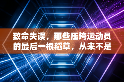 致命失误,那些压垮运动员的最后一根稻草,从来不是一秒的失手 致命失误,那些压垮运动员的最后一根稻草,从来不是一秒的失手