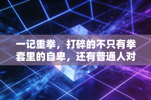 一记重拳，打碎的不只有拳套里的自卑，还有普通人对搏击的偏见