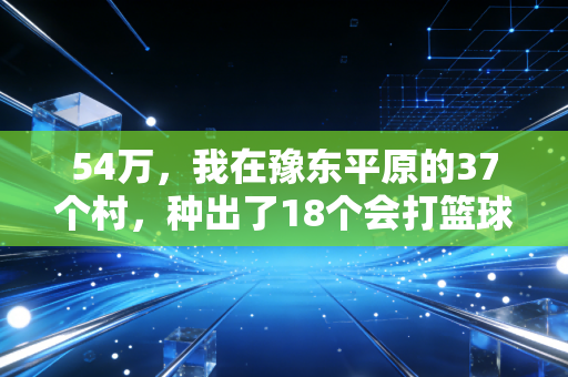 54万,我在豫东平原的37个村,种出了18个会打篮球的金凤凰 54万,我在豫东平原的37个村,种出了18个会打篮球的金凤凰
