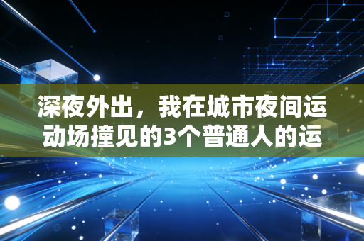深夜外出,我在城市夜间运动场撞见的3个普通人的运动自救故事 深夜外出,我在城市夜间运动场撞见的3个普通人的运动自救故事