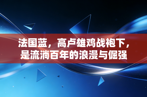 法国蓝，高卢雄鸡战袍下，是流淌百年的浪漫与倔强