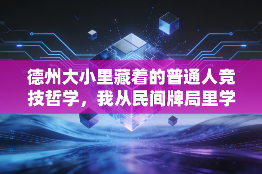 德州大小里藏着的普通人竞技哲学，我从民间牌局里学到的3个人生真相