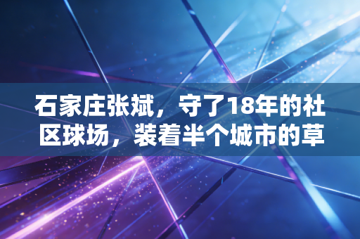 石家庄张斌，守了18年的社区球场，装着半个城市的草根篮球梦