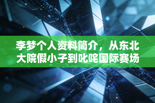 李梦个人资料简介,从东北大院假小子到叱咤国际赛场的勒布朗梦 李梦个人资料简介,从东北大院假小子到叱咤国际赛场的勒布朗梦