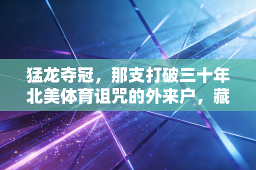 猛龙夺冠，那支打破三十年北美体育诅咒的外来户，藏着每个普通人的逆袭密码