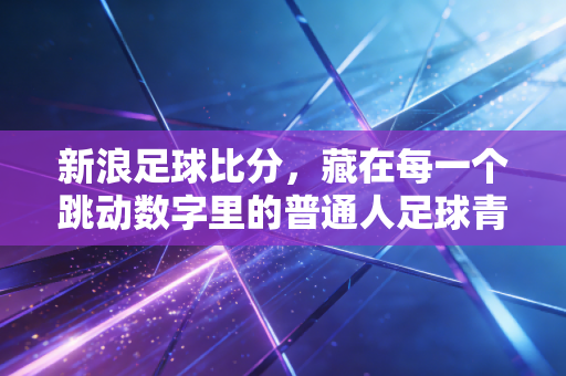 新浪足球比分，藏在每一个跳动数字里的普通人足球青春