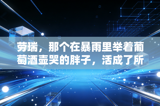 劳瑞，那个在暴雨里举着葡萄酒壶哭的胖子，活成了所有普通人的体育偶像