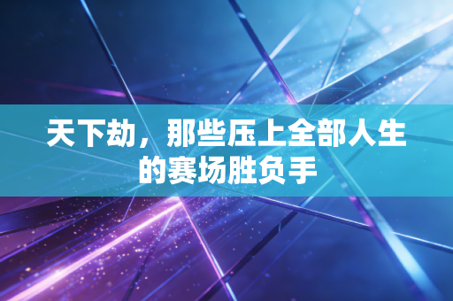 天下劫，那些压上全部人生的赛场胜负手
