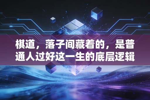 棋道，落子间藏着的，是普通人过好这一生的底层逻辑