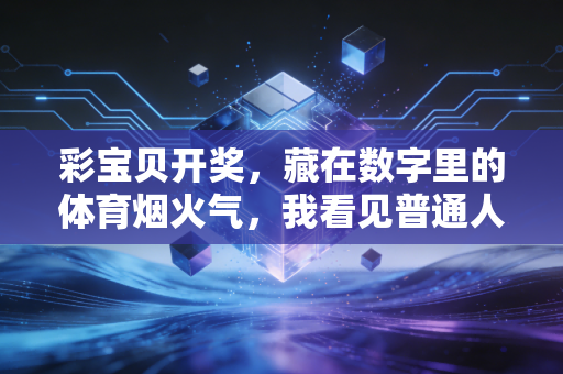 彩宝贝开奖,藏在数字里的体育烟火气,我看见普通人最朴素的热爱 彩宝贝开奖,藏在数字里的体育烟火气,我看见普通人最朴素的热爱