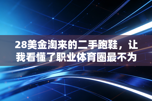 28美金淘来的二手跑鞋，让我看懂了职业体育圈最不为人知的生存真相