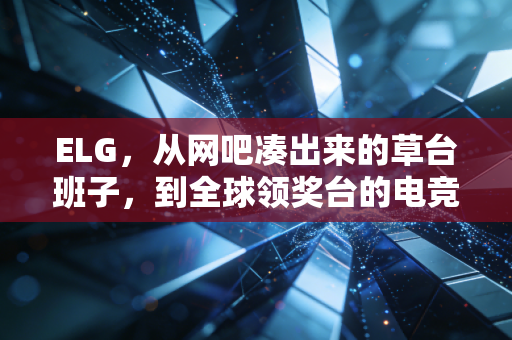 ELG,从网吧凑出来的草台班子,到全球领奖台的电竞体育样本 ELG,从网吧凑出来的草台班子,到全球领奖台的电竞体育样本