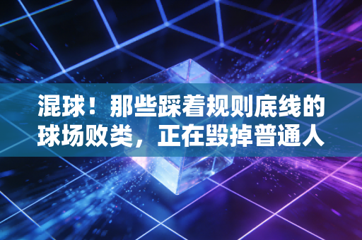 混球!那些踩着规则底线的球场败类,正在毁掉普通人的运动快乐 混球!那些踩着规则底线的球场败类,正在毁掉普通人的运动快乐