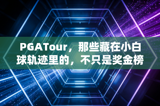 PGATour，那些藏在小白球轨迹里的，不只是奖金榜的数字