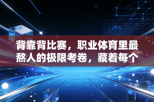 背靠背比赛，职业体育里最熬人的极限考卷，藏着每个普通人都能用的生存哲学
