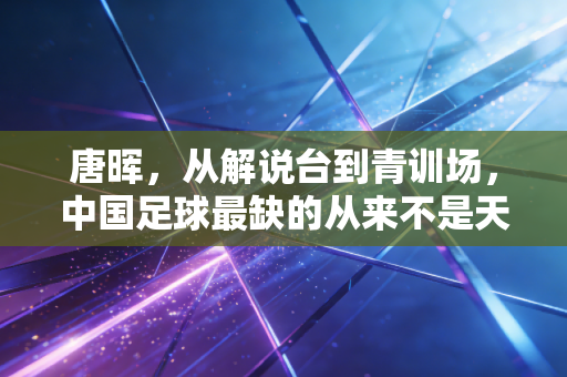 唐晖,从解说台到青训场,中国足球最缺的从来不是天赋是耐心 唐晖,从解说台到青训场,中国足球最缺的从来不是天赋是耐心