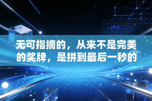 无可指摘的,从来不是完美的奖牌,是拼到最后一秒的普通人 无可指摘的,从来不是完美的奖牌,是拼到最后一秒的普通人