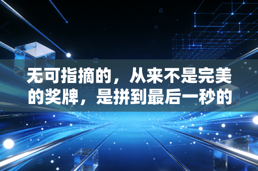 无可指摘的,从来不是完美的奖牌,是拼到最后一秒的普通人 无可指摘的,从来不是完美的奖牌,是拼到最后一秒的普通人