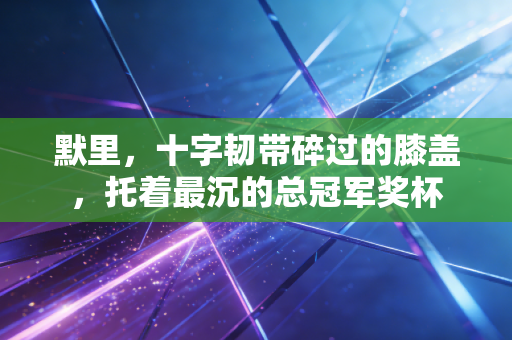 默里，十字韧带碎过的膝盖，托着最沉的总冠军奖杯