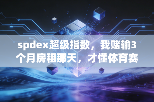 spdex超级指数，我赌输3个月房租那天，才懂体育赛事里的「人算不如天算」